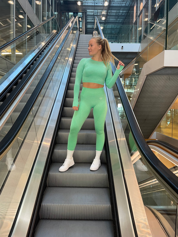 Mint Seamless Cropped Top