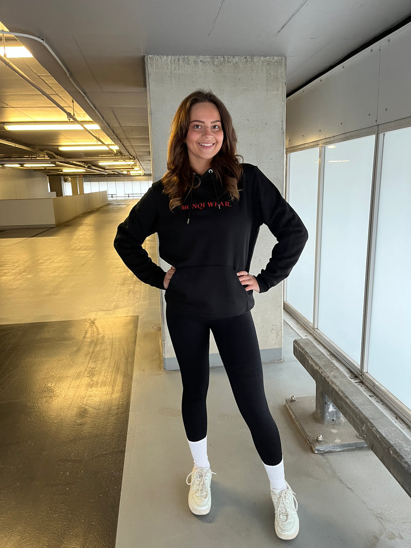 Limited "Monqiwear" Hoodie Zwart