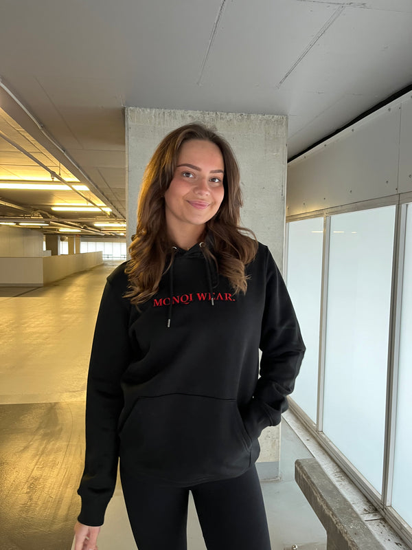 Limited "Monqiwear" Hoodie Zwart