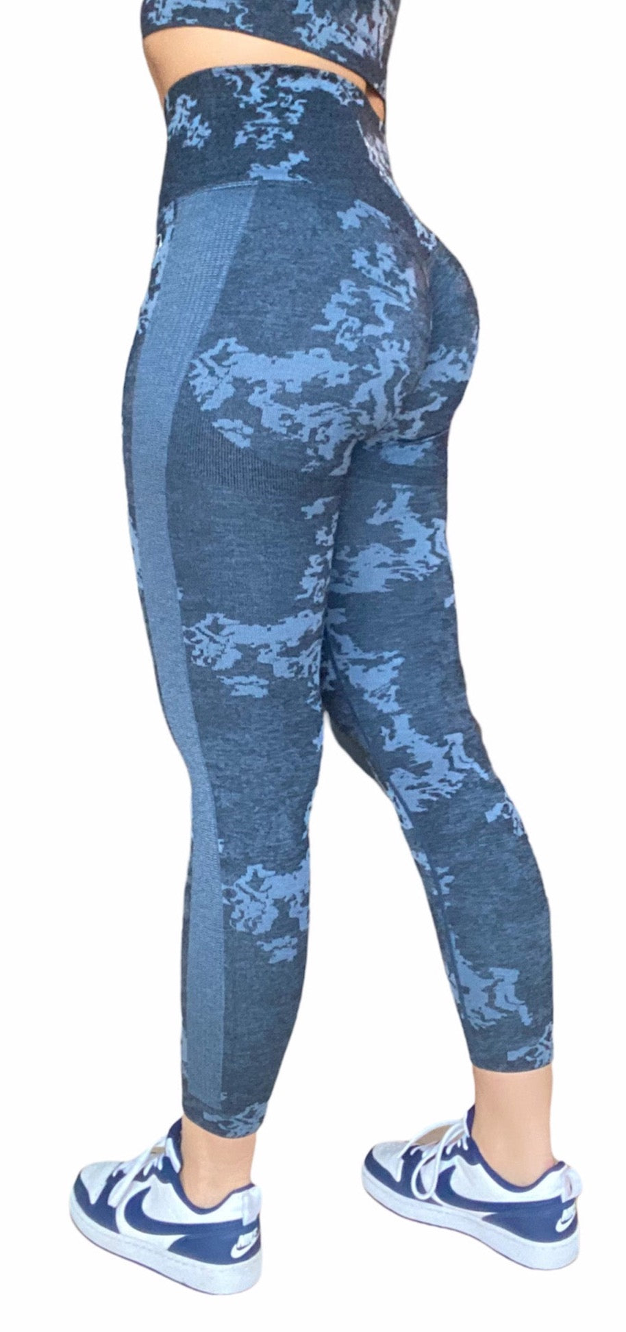 Army Blue Camo Legging